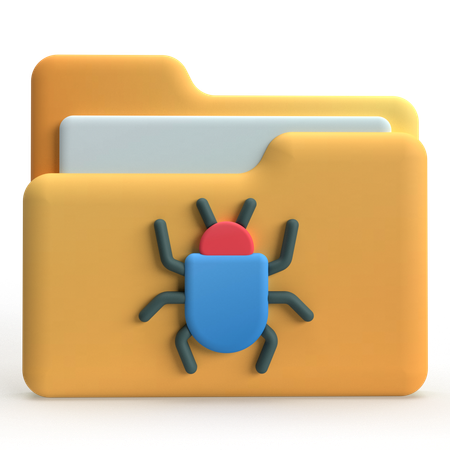 Folder Bug  3D Icon