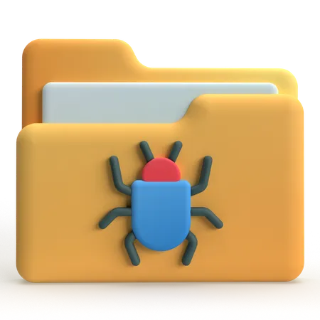 Folder Bug  3D Icon