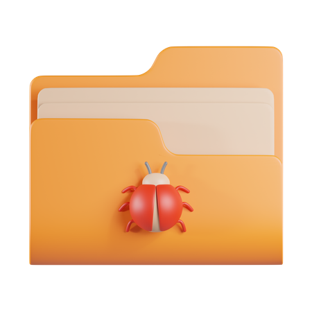 Folder Bug  3D Icon