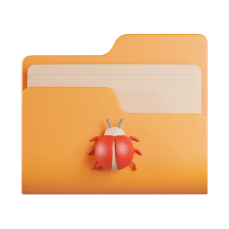 Folder Bug  3D Icon