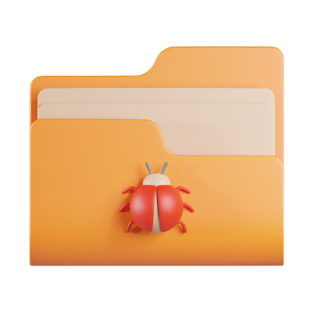 Folder Bug  3D Icon