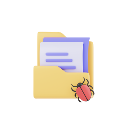 Folder Bug  3D Icon