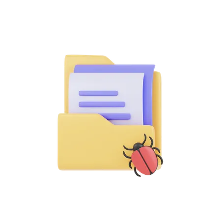 Folder Bug  3D Icon