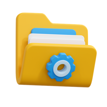 Folder configuration  3D Icon