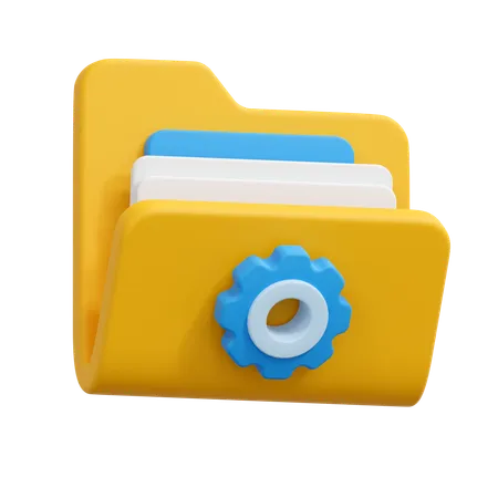 Folder configuration  3D Icon