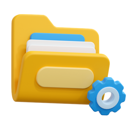 Folder configuration  3D Icon