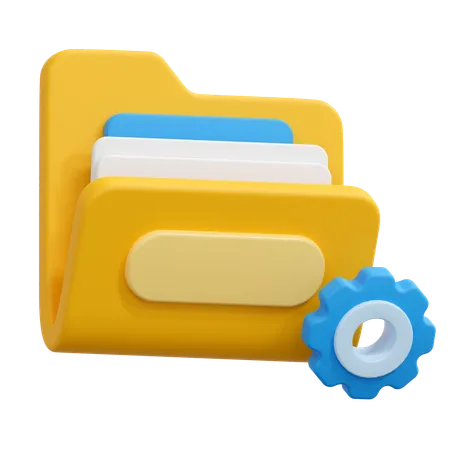 Folder configuration  3D Icon