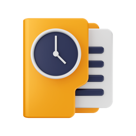 Folder Deadline 3D Icon