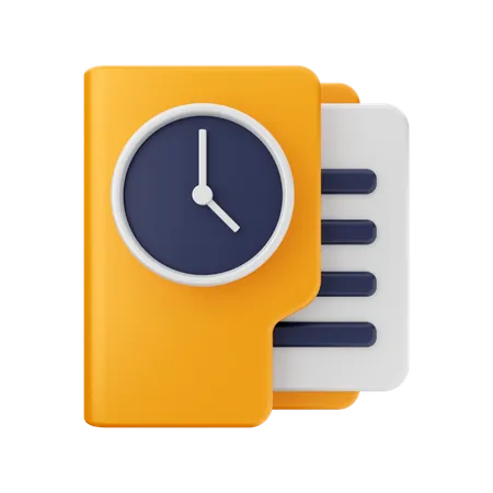 Folder Deadline 3D Icon