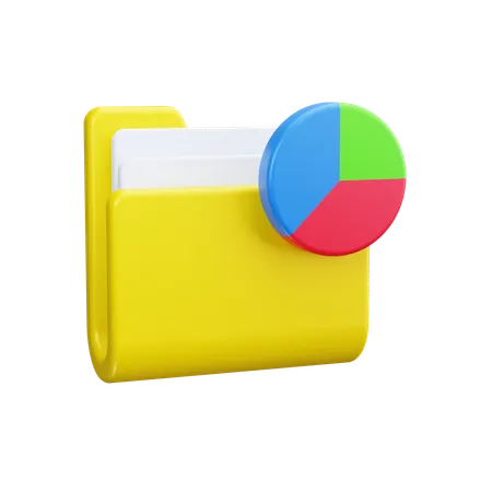 Folder diagram  3D Icon