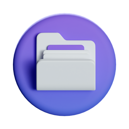 Folder Directory  3D Icon