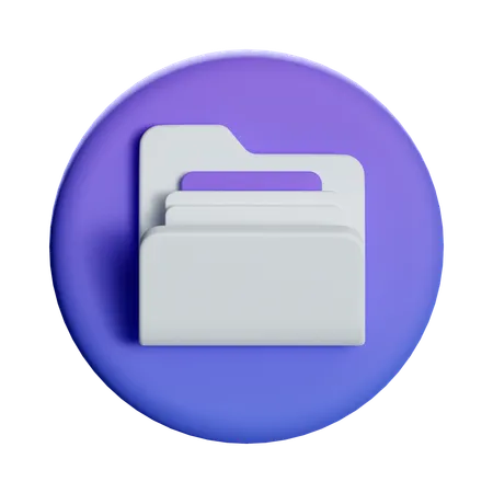 Folder Directory  3D Icon