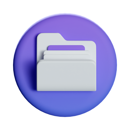 Folder Directory  3D Icon