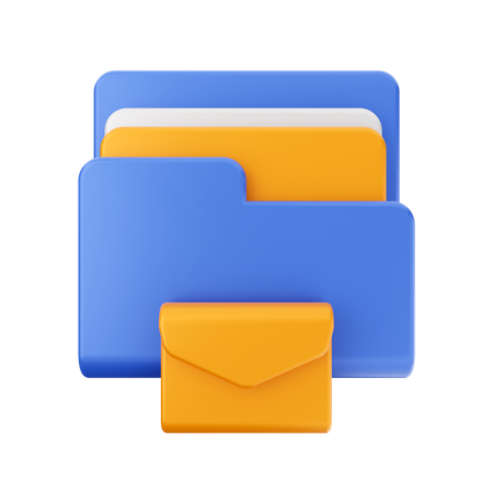 Folder Document  3D Icon