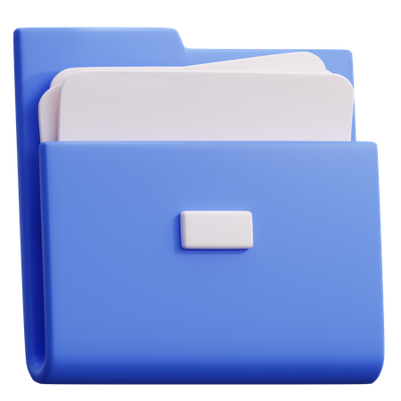 Folder Document  3D Icon