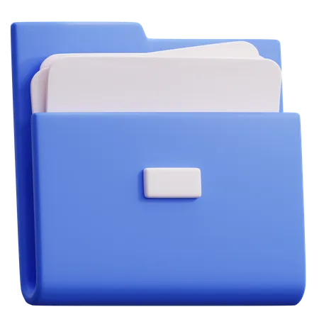 Folder Document  3D Icon