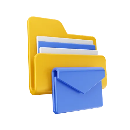 Folder Document  3D Icon