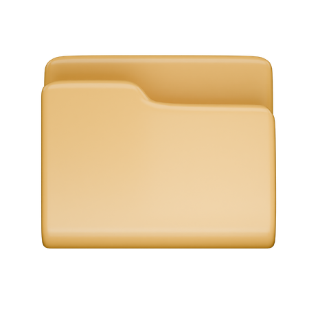 Folder Empty  3D Icon