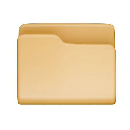 Folder Empty  3D Icon