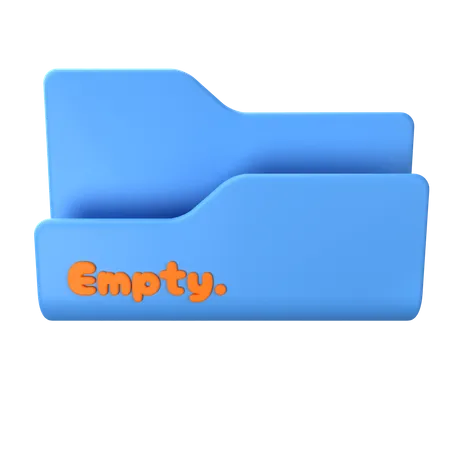 Folder Empty  3D Icon
