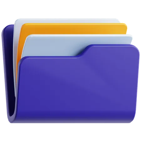 Folder File 3 D Icon 3D Icon
