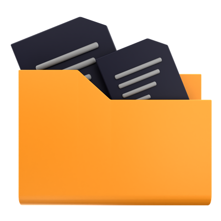 Folder File  3D Icon