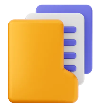 Folder File  3D Icon