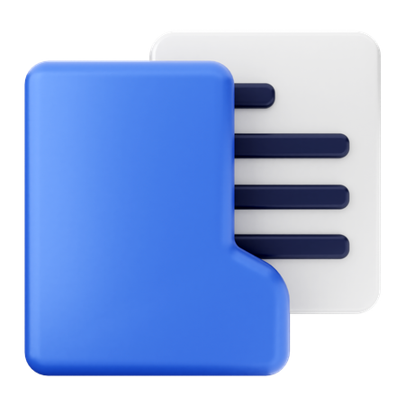 Folder File  3D Icon