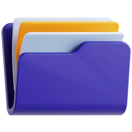 Folder File  3D Icon