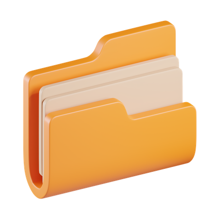 Folder file  3D Icon