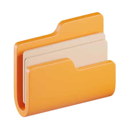 Folder file  3D Icon