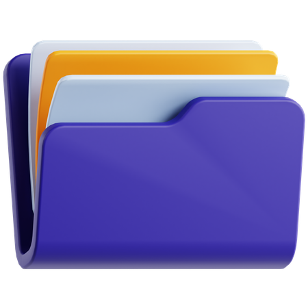 Folder File  3D Icon