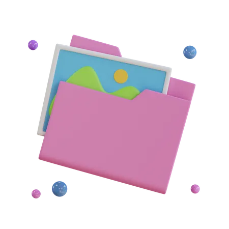 Folder Graphics  3D Icon