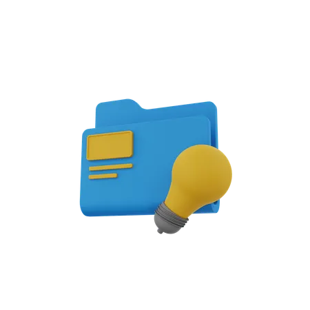 Folder Idea  3D Icon