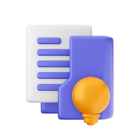 Folder Idea  3D Icon