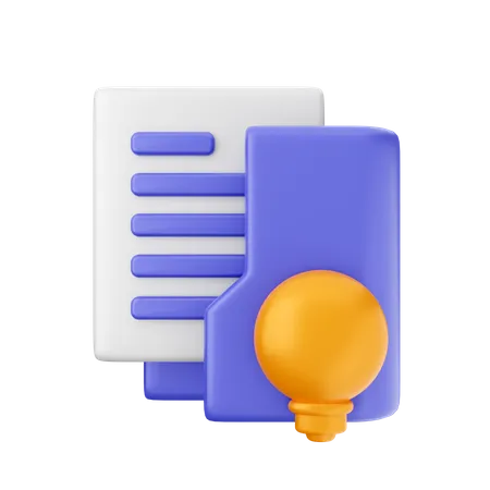 Folder Idea  3D Icon