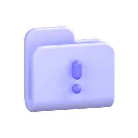 Folder Info  3D Icon