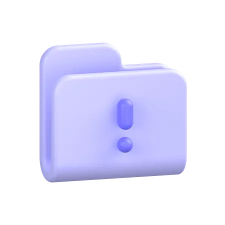 Folder Info  3D Icon