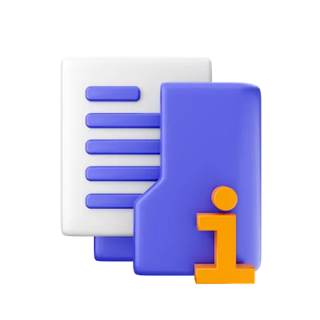 3 D Folder Icon Illustration 3D Icon