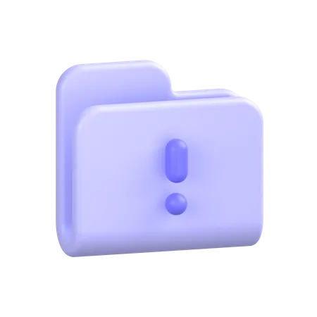 Folder-information 3D Icon