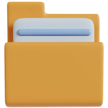 Folder Interface Icon Design  3D Icon