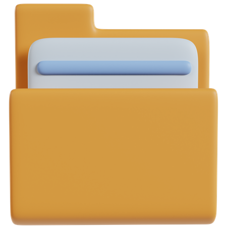 Folder Interface Icon Design  3D Icon