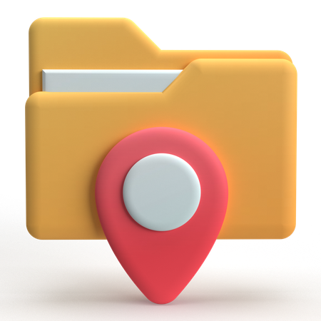 Folder Location  3D Icon