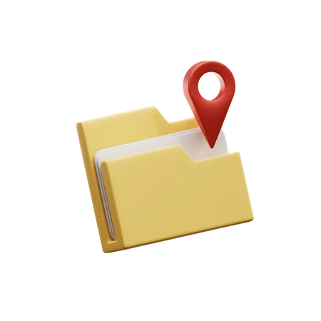 Folder Location  3D Icon