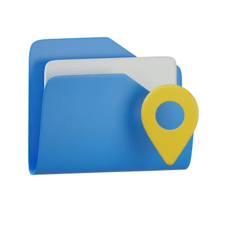 Folder Location  3D Icon