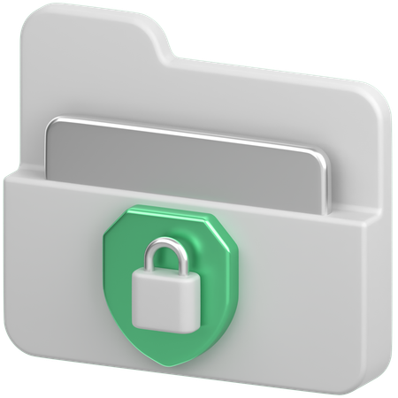 Folder Lock  3D Icon