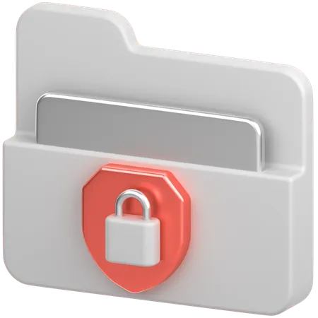 Folder Lock  3D Icon
