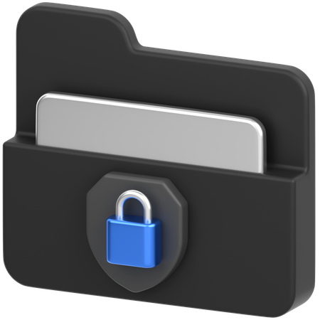Folder Lock  3D Icon