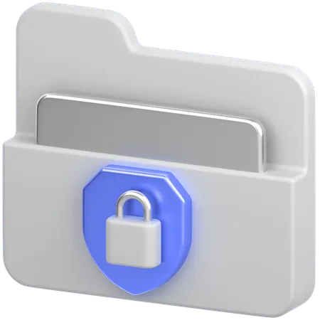 Folder Lock  3D Icon