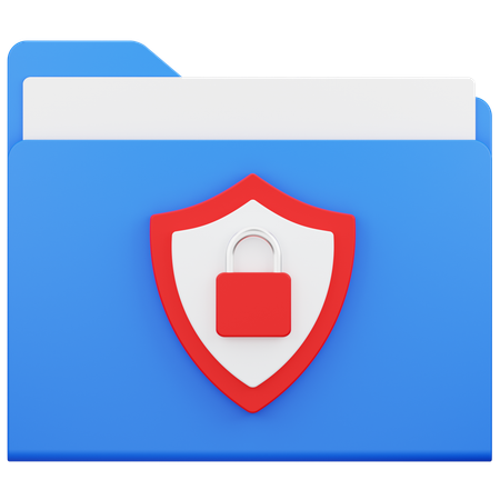 Folder Lock  3D Icon